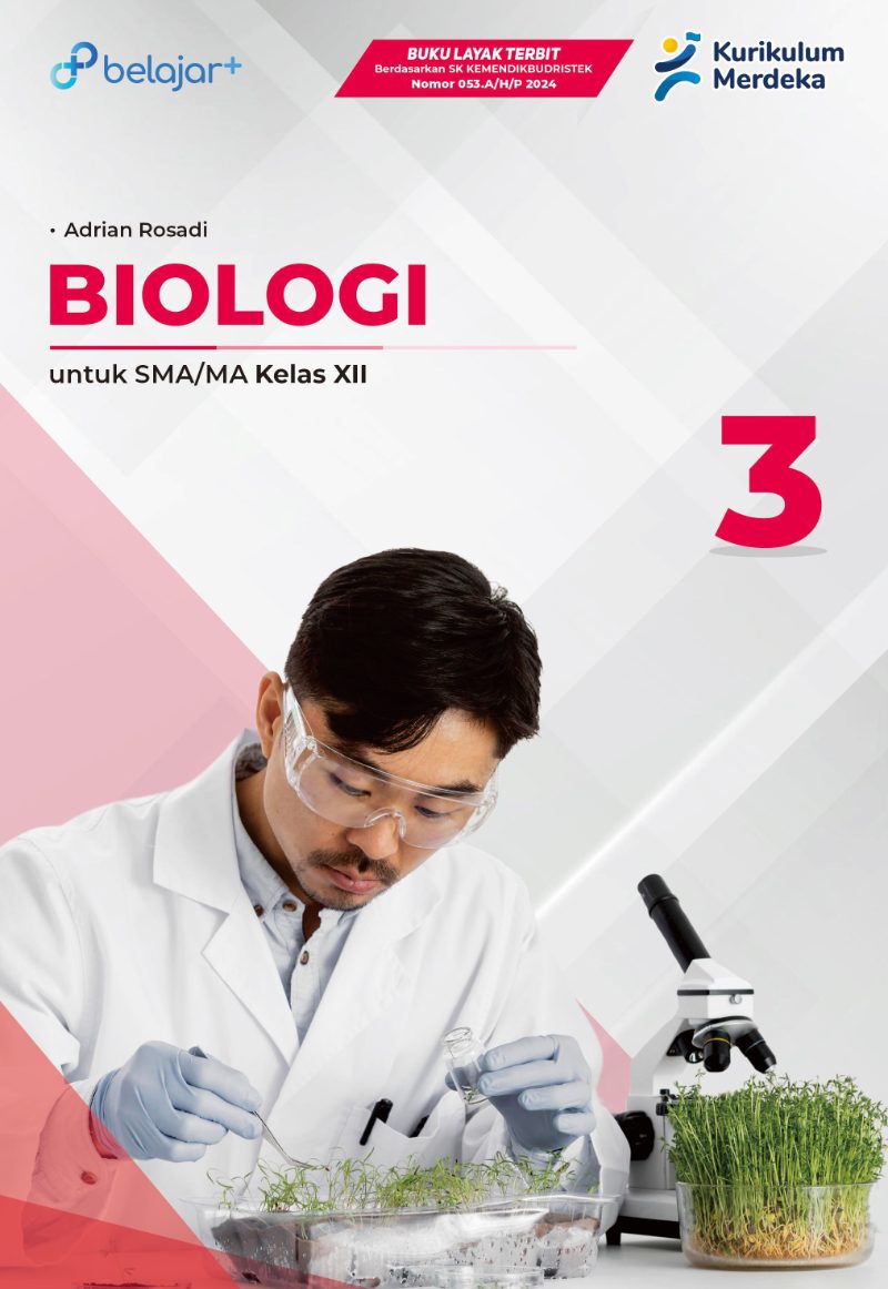 Sampul buku Biologi 12 - SK-054-2024