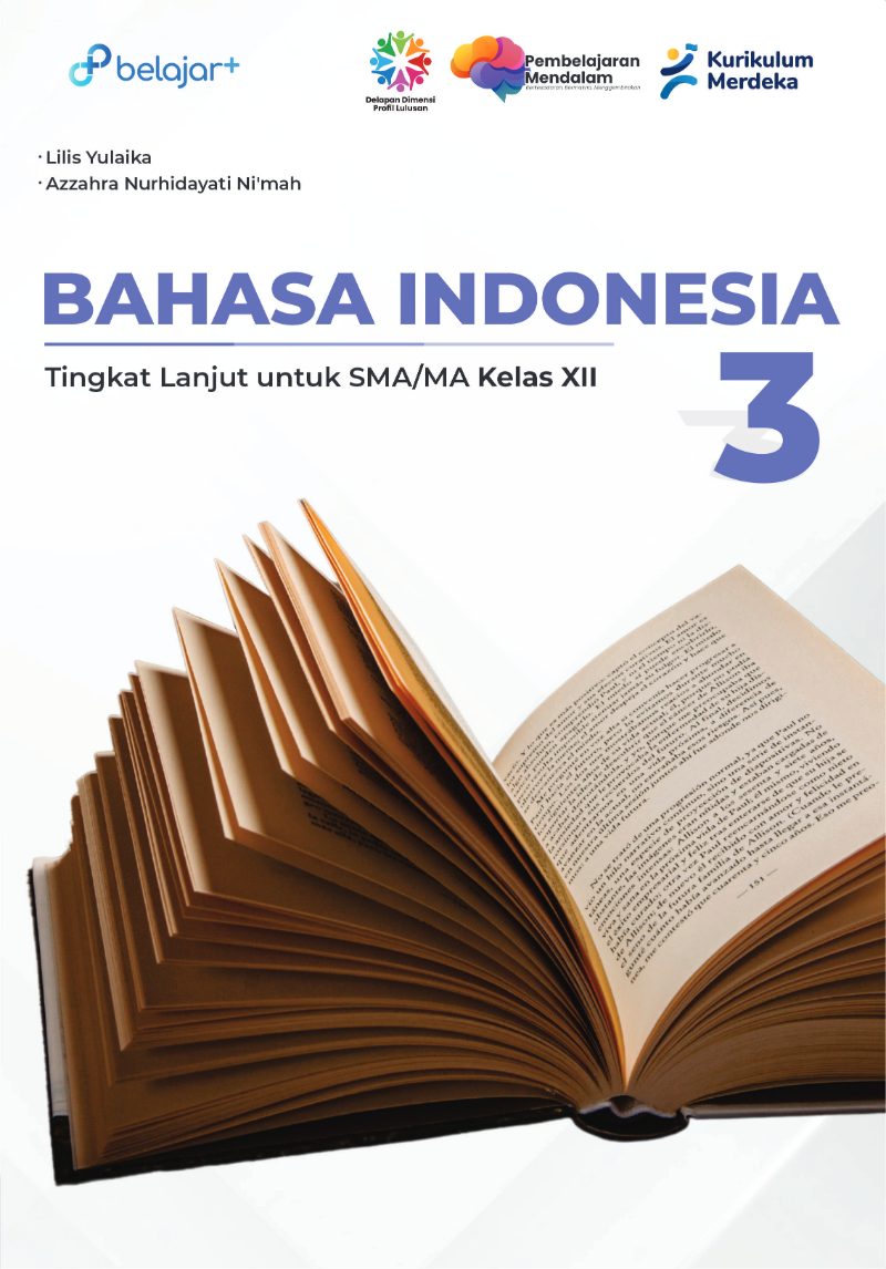 Sampul buku Bahasa Indonesia (Tingkat Lanjut) 12